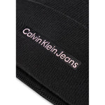 Calvin Klein Jeans Black Cotton Caps Baseball Hat CA-15183500009-ONE SIZE