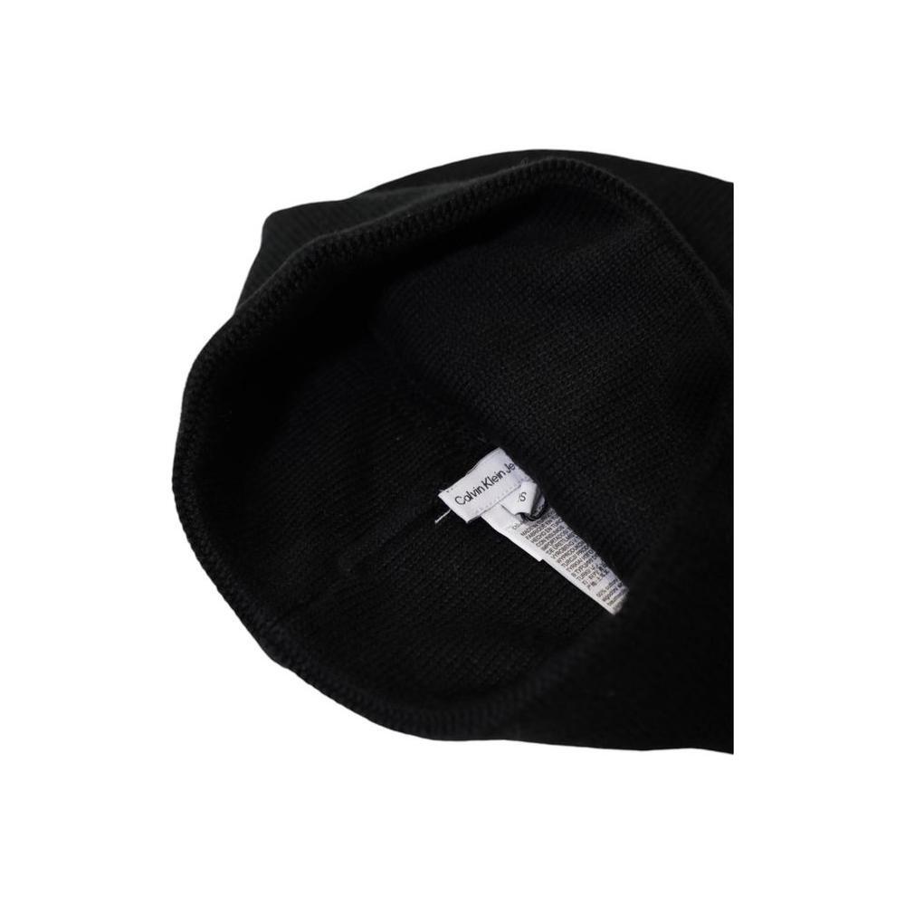Calvin Klein Jeans Black Cotton Caps Baseball Hat CA-15183500009-ONE SIZE