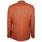 Made in Italy Brown Linen Blazer