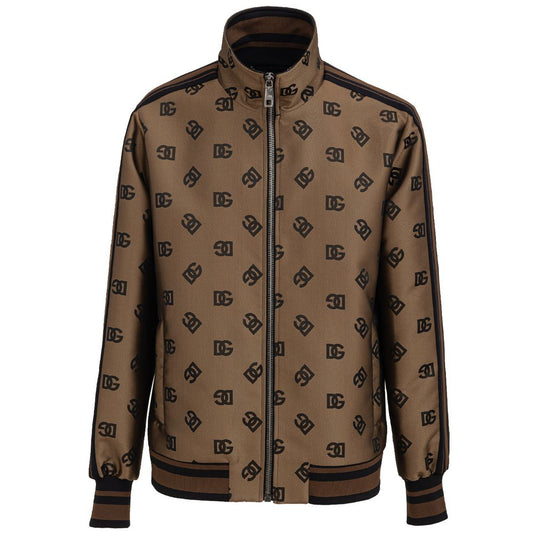 Dolce & Gabbana Bronze Polyester Jackets & Coat
