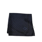 Dolce & Gabbana Dark Blue Fantasy Square Handkerchief Scarf MS7420