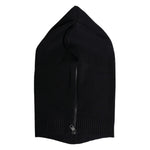 Dolce & Gabbana Black Wool Whole Head Wrap Balaclava Hat HAT9729