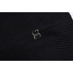 Dolce & Gabbana Black Wool Whole Head Wrap Balaclava Hat HAT9729