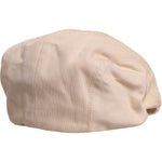 Dolce & Gabbana Beige Cotton Newsboy Capello Cabbie Hat