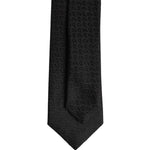 Dolce & Gabbana Black Patterned Silk Adjustable Necktie Tie KRA3435