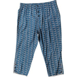 Dolce & Gabbana Blue Shark Print Cropped Beachwear Swimwear