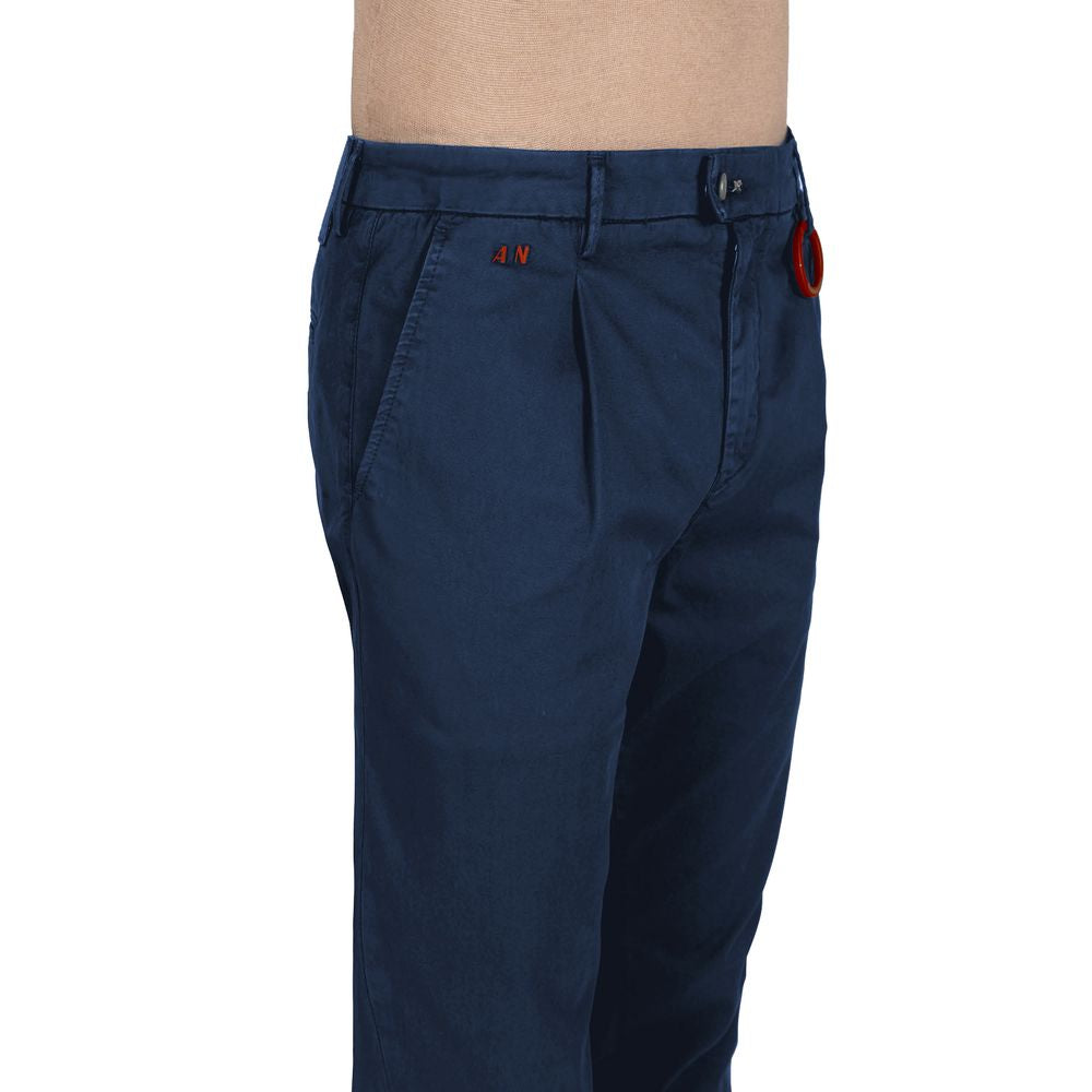 Tramarossa Blue Cotton Jeans & Pant TR-15024-W33
