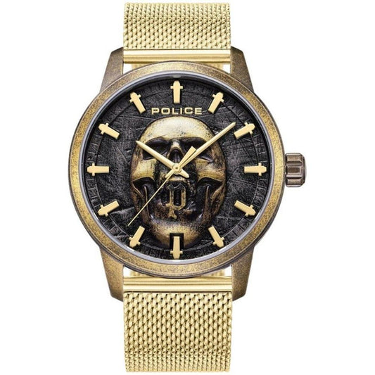 Police Gold Stainless Steel Watch