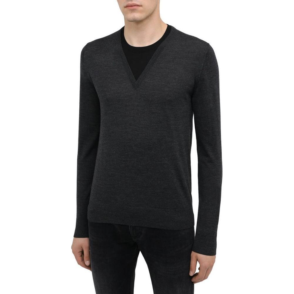 Dolce & Gabbana Gray Wool Sweater