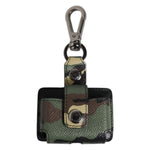 Dolce & Gabbana Multicolor Camouflage Leather Airpods Case SMY10692