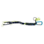 Dolce & Gabbana Multicolor Tape String DG Logo Keychain Polyester Keyring SMY10652