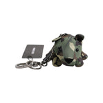 Dolce & Gabbana Multicolor Camouflage Animal Silhouette Keychain Keyring SMY10697