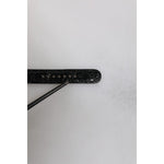 Dolce & Gabbana Black Exotic Leather Gold Tone Metal Buckle Armband SMY10696#
