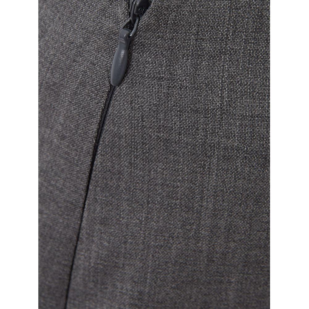 Lardini Chic Gray Wool Pencil Skirt LA-1113662-IT40|S