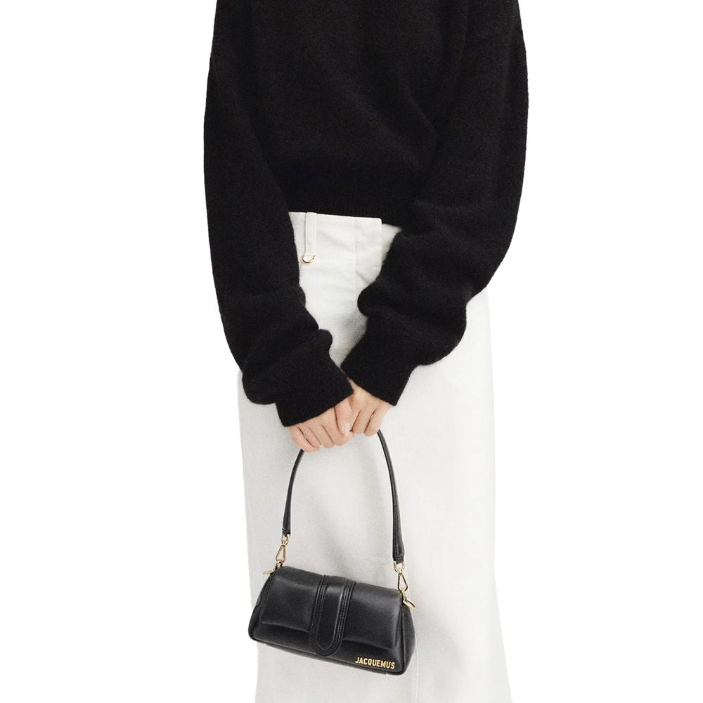 Jacquemus Black Leather Handbag JA-8562676