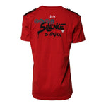 Dolce & Gabbana Red Cotton Graphic Print Crew Neck T-shirt TSH87139-46