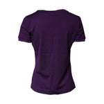 Dolce & Gabbana Violet Cotton Crewneck Short Sleeves T-shirt TSH87153-42