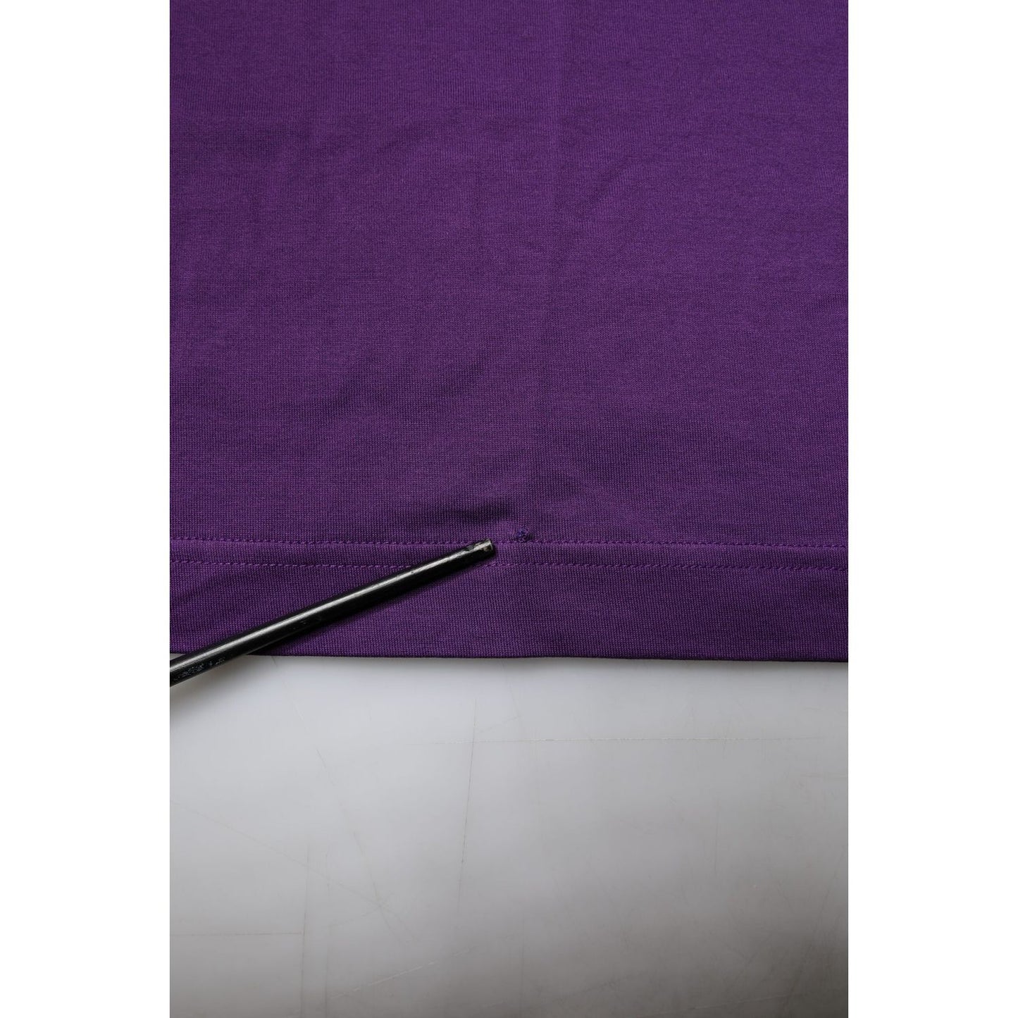 Dolce & Gabbana Violet Cotton Crewneck Short Sleeves T-shirt TSH87153-42