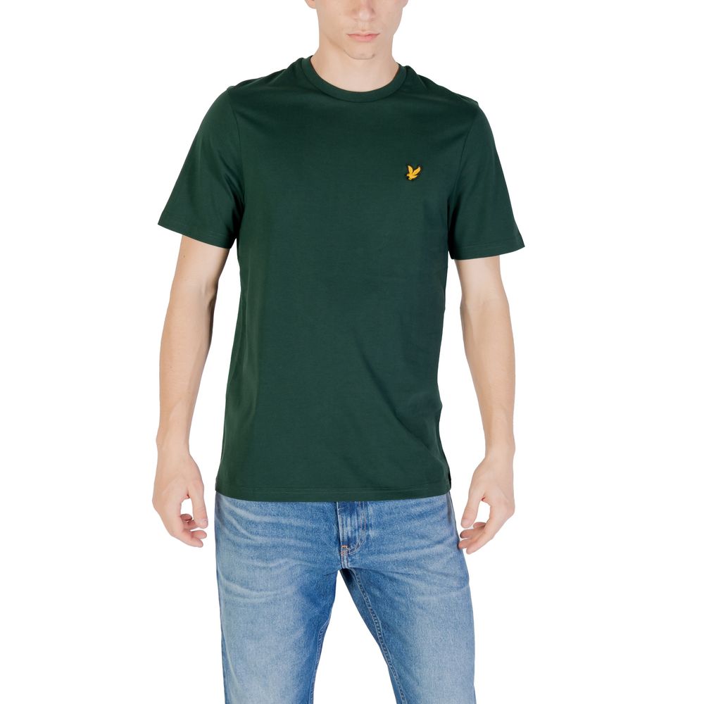 Lyle & Scott Green Cotton T-Shirt Lyle & Scott Gray