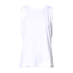 Dolce & Gabbana White Cotton Sleeveless Crew Neck T-shirt TSH878597-36