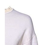 Jil Sander White Viscose Crew Neck Long Sleeves Pullover Sweater TSH878613-34