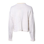 Jil Sander White Viscose Crew Neck Long Sleeves Pullover Sweater TSH878613-34