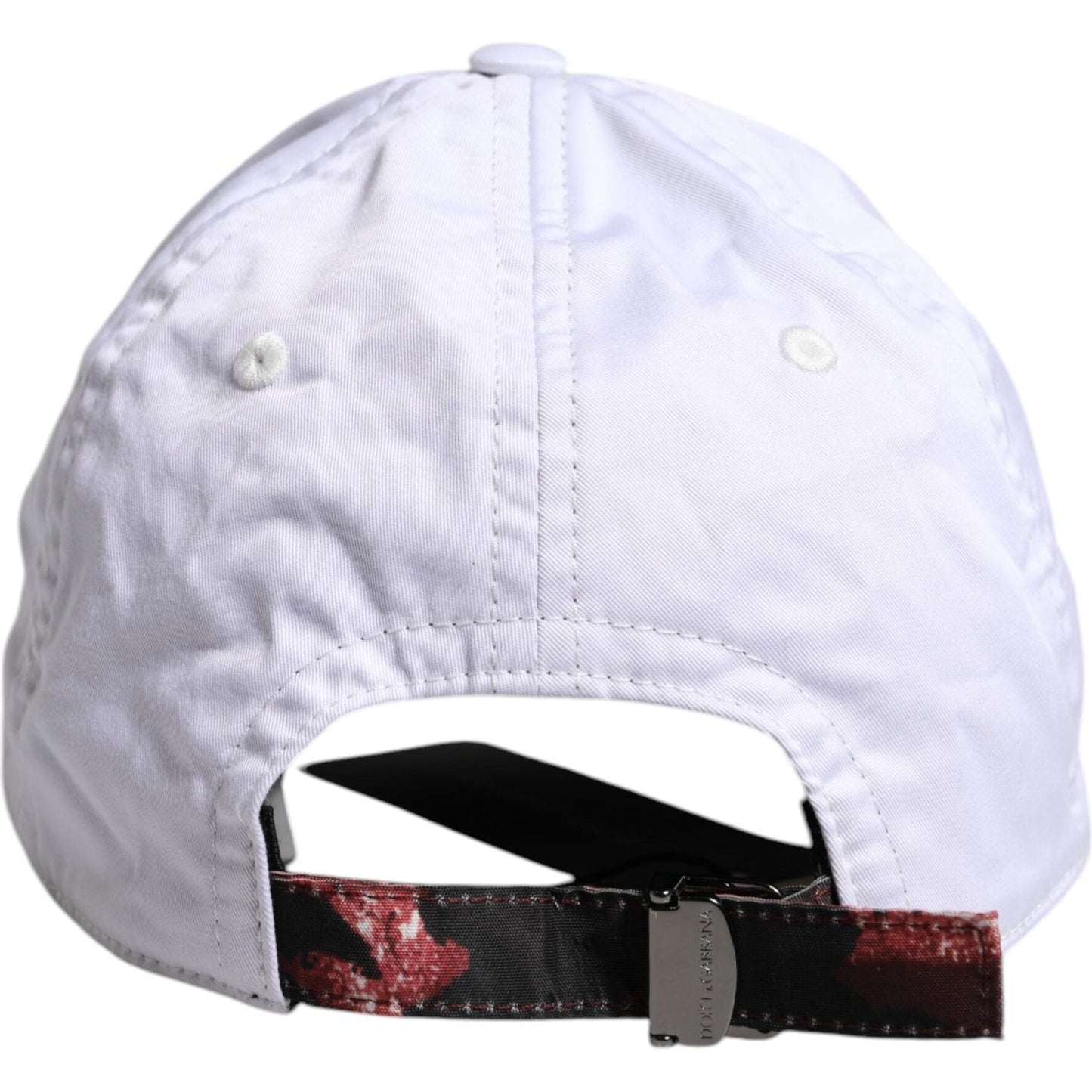 Dolce & Gabbana White Camouflage Print 6 Panels Baseball Cap Dolce & Gabbana Lavender