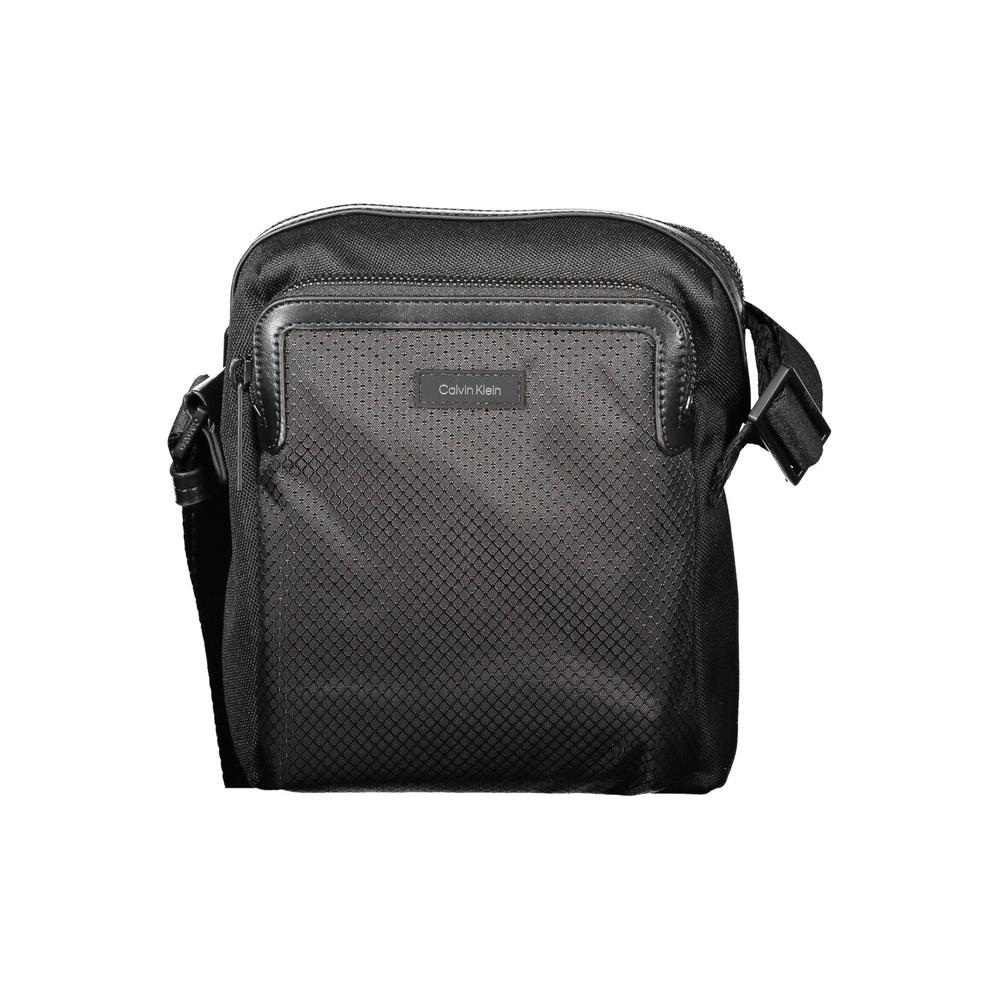 Calvin Klein Black Polyester Men Shoulder Bag Calvin Klein Dark Slate Gray