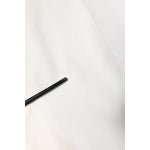 Dolce & Gabbana White Silk GOLD Dress Formal Collared Shirt TSH878640-38