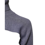 Dolce & Gabbana Gray Wool Knit Turtleneck Cropped Top Sweater TSH90383-40