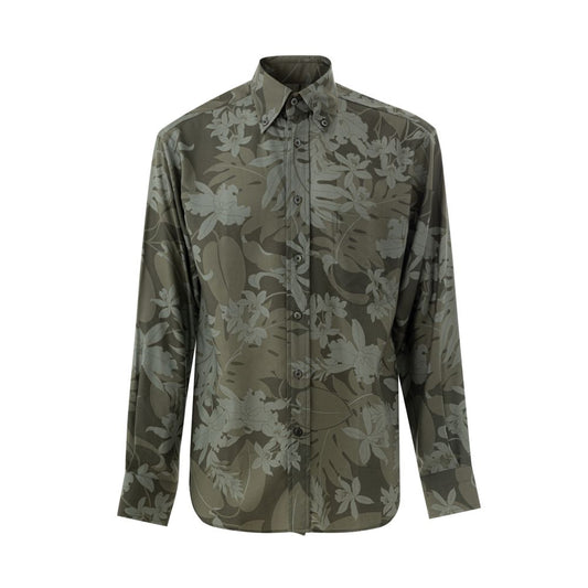 Tom Ford Green Lyocell Shirt