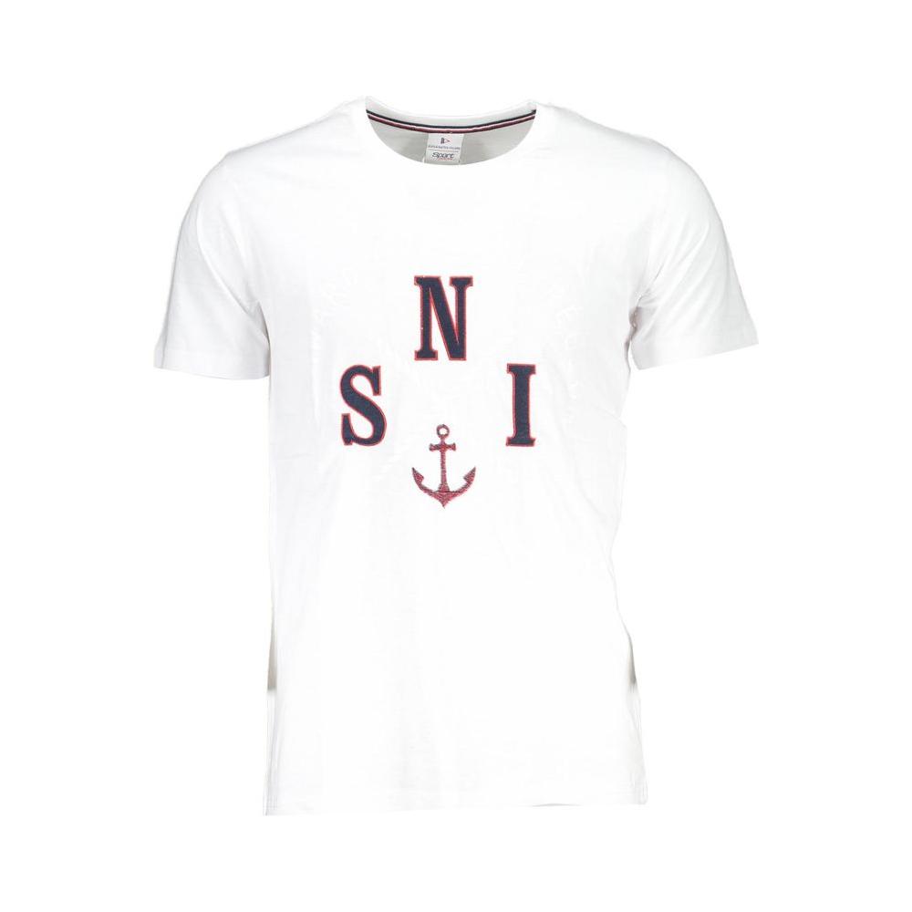 Scuola Nautica White Cotton T-Shirt