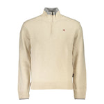 Napapijri Beige Fabric Men Sweater NA-25318-XXL