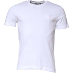 Dolce & Gabbana White Cotton Crew Neck Short Sleeves T-shirt TSH90640-48