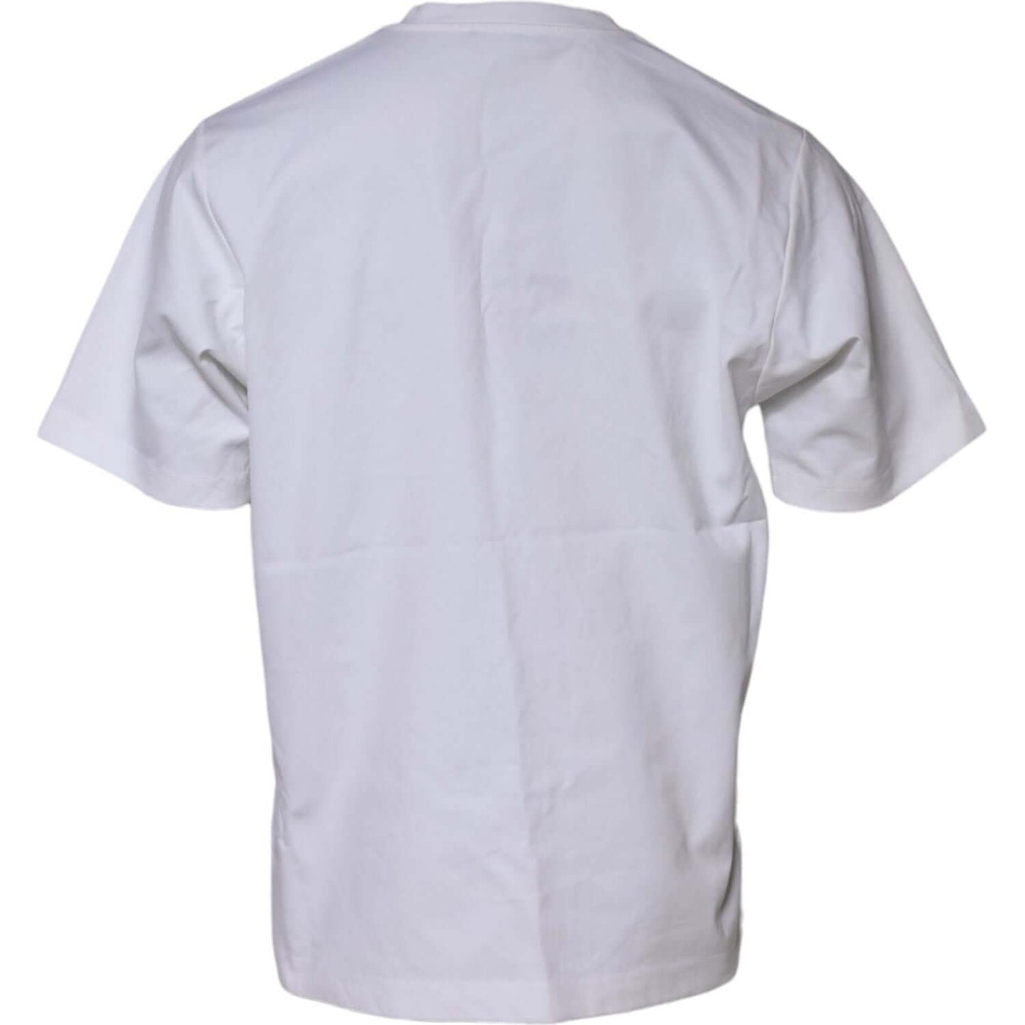 Dolce & Gabbana White Logo Embellish Short Sleeves T-shirt TSH90642-52