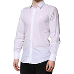 Dolce & Gabbana White MARTINI Long Sleeves Men Formal Shirt TSH906817-39