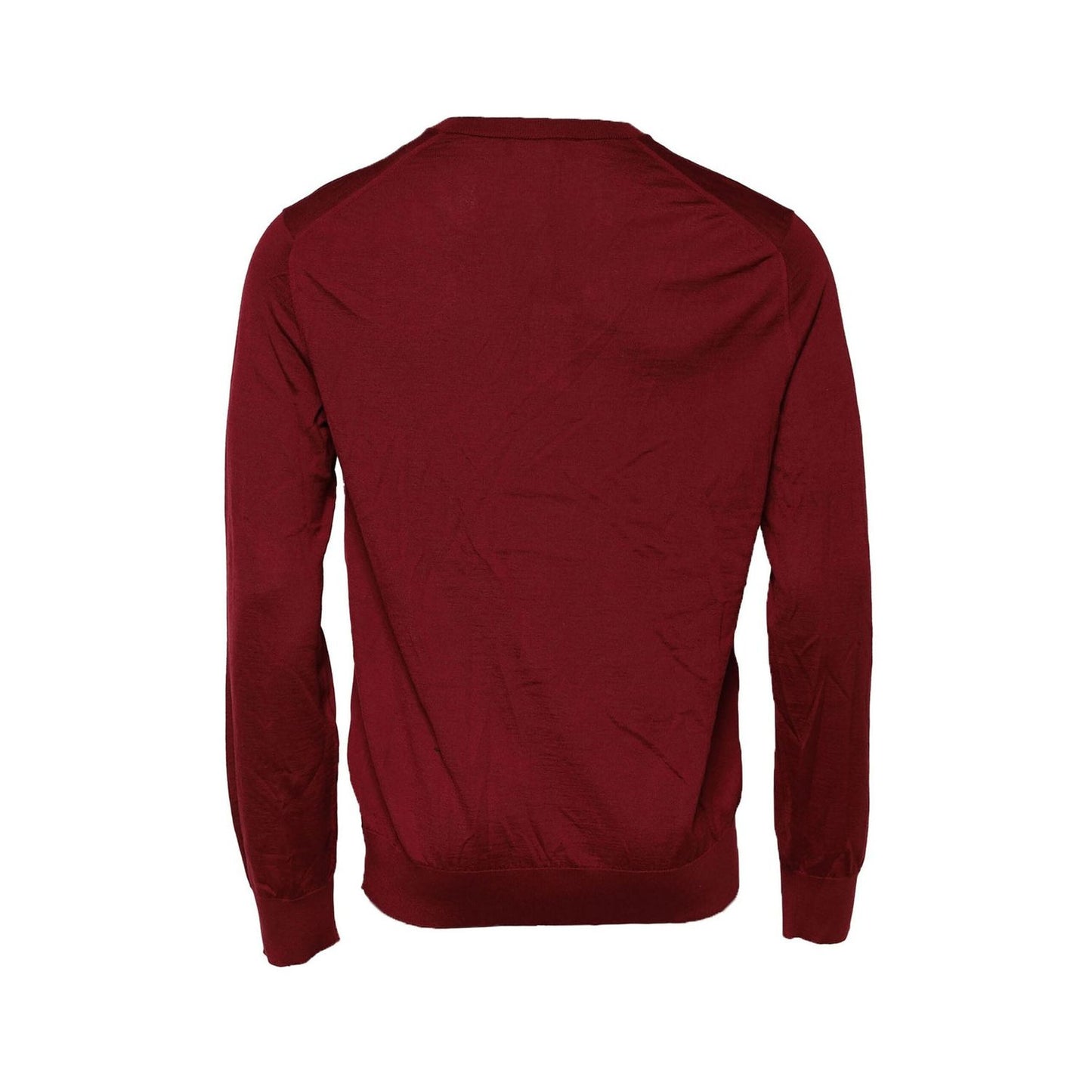 Dolce & Gabbana Maroon Cashmere Crew Neck Sweatshirt Sweater TSH90529-54