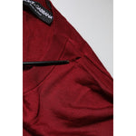 Dolce & Gabbana Maroon Cashmere Crew Neck Sweatshirt Sweater TSH90529-54