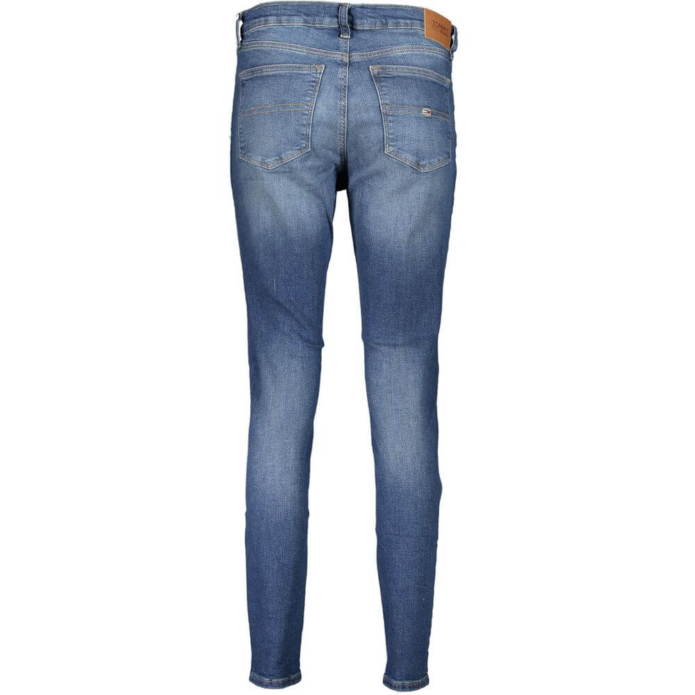 Tommy Hilfiger Blue Cotton Women Skinny Jean