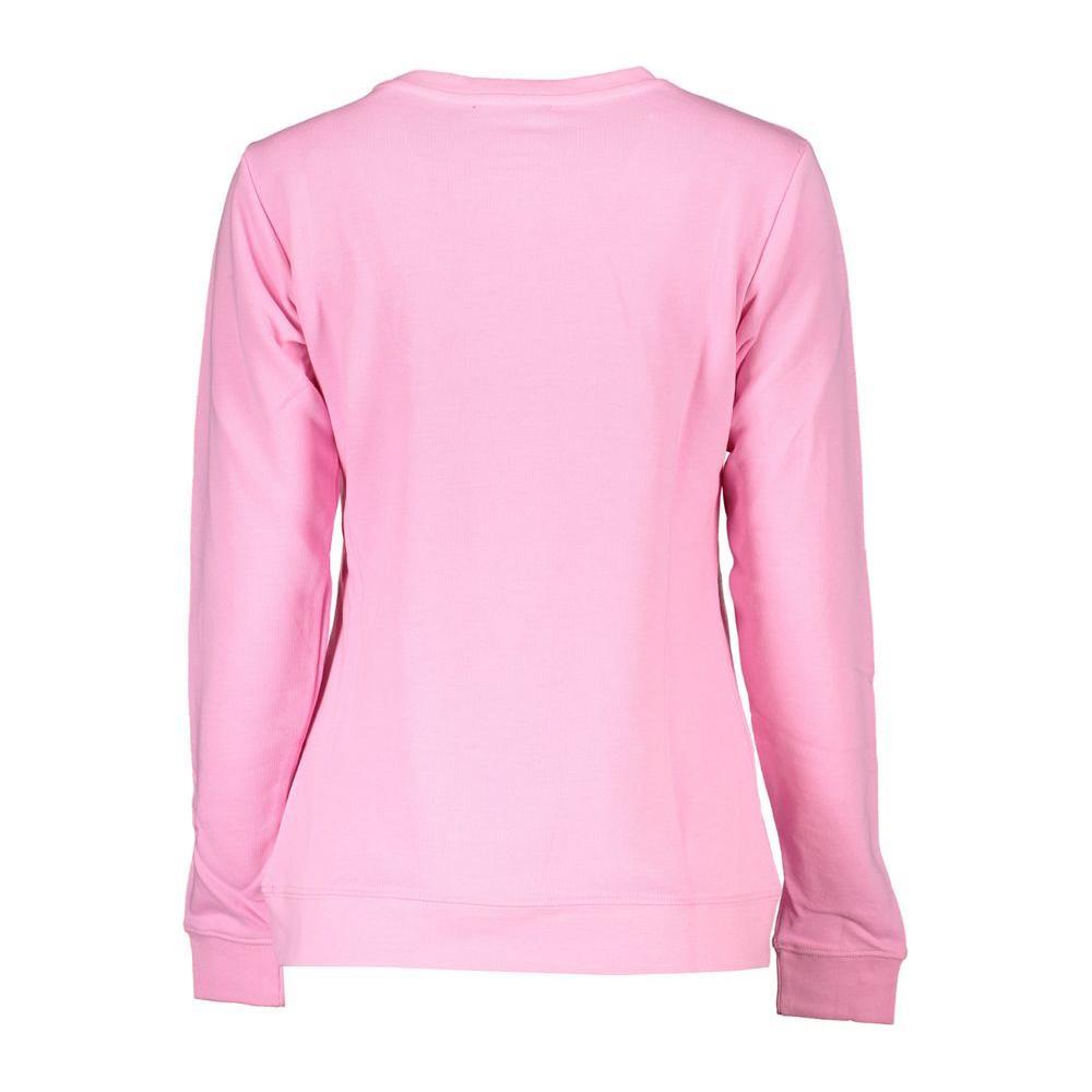 Cavalli Class Pink Cotton Sweater 1728,67403481248,Cavalli Class,Clothing,New with tags,Pink,Sweaters - Women - Clothing,Women,Women - Clothing,XS Cavalli Class CA-26737-XS