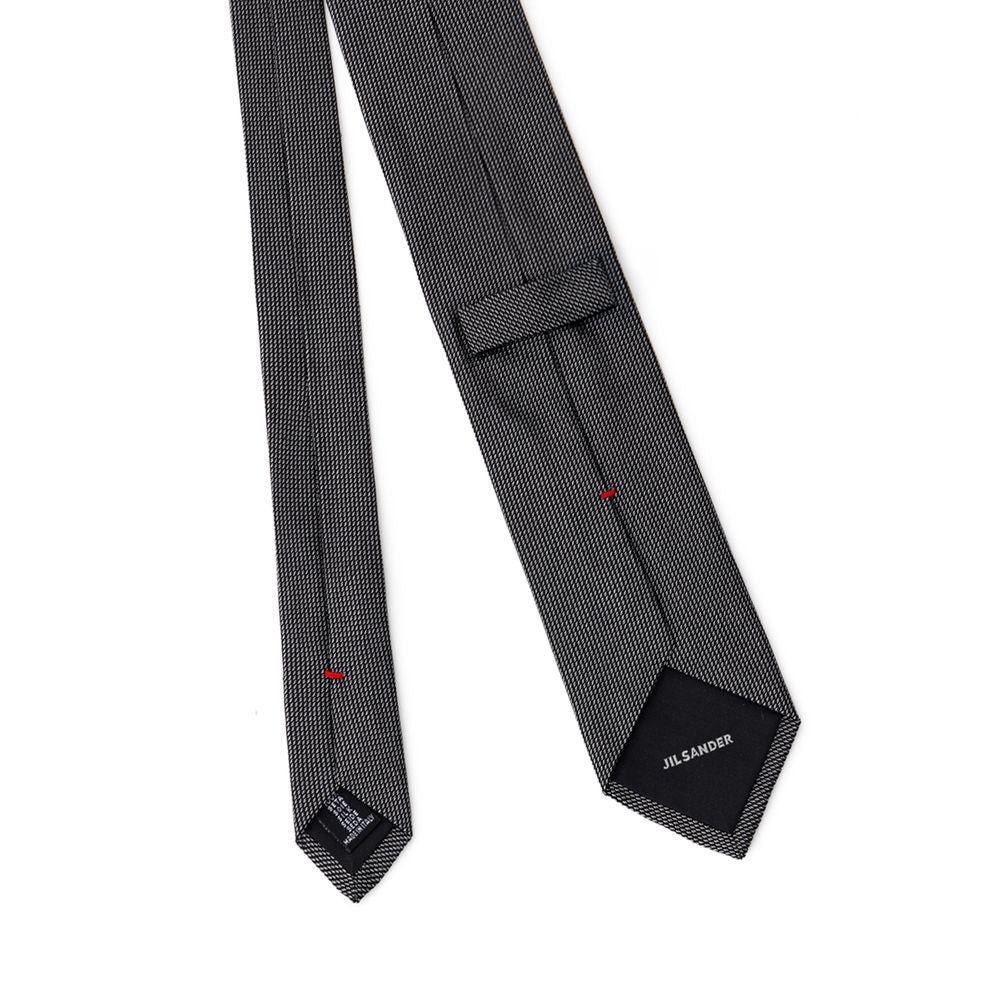 Jil Sander Gray Silk Ties & Bowty JISA-9105662