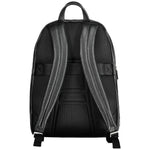 Piquadro Black Leather Men Backpack PI-20664
