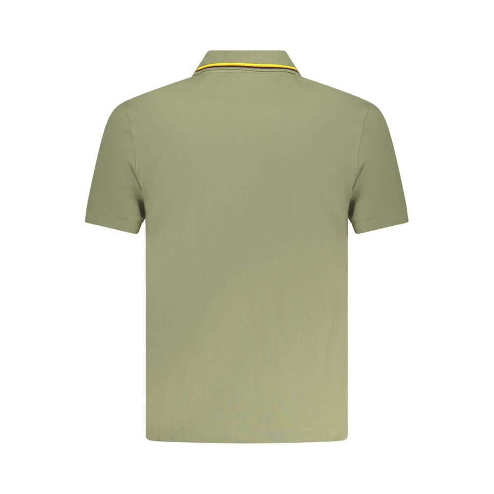 K-WAY Green Cotton Polo Shirt KW-38393-S