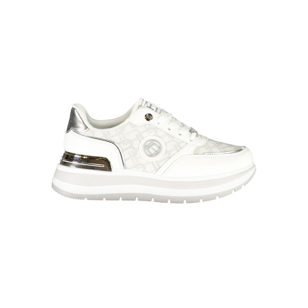 Laura Biagiotti White Polyester Women Sneaker LA-36501-EU39/US9