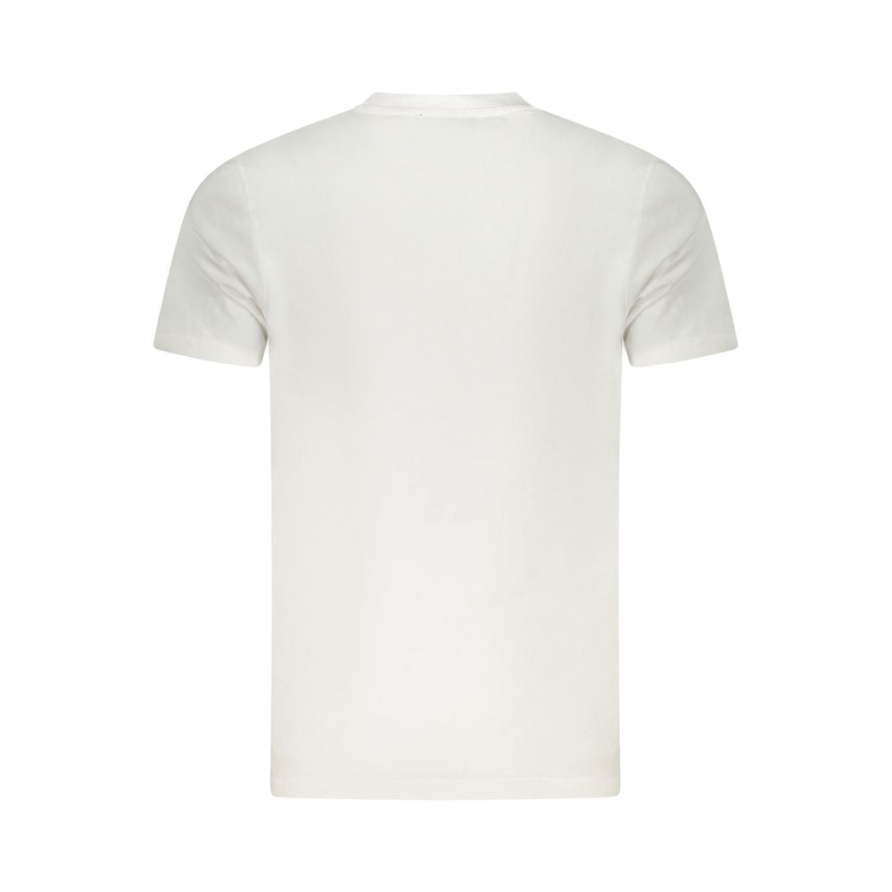 Cavalli Class White Cotton T-Shirt