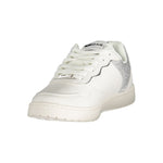 Gas White Polyester Women Sneaker