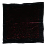 Dolce & Gabbana Black Red Viscose Square Men Foulard Scarf MS7201