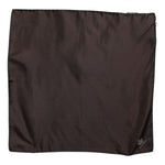 Dolce & Gabbana Brown DG Crown Silk Square Men Foulard Scarf MS7299