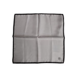 Dolce & Gabbana Gray DG Crown Silk Square Men Foulard Scarf MS7398