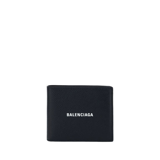 Balenciaga Black Calf Leather Bos Taurus Wallet